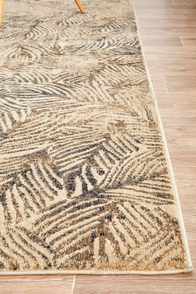 Dreamscape Artistic Nature Modern Charcoal Rug