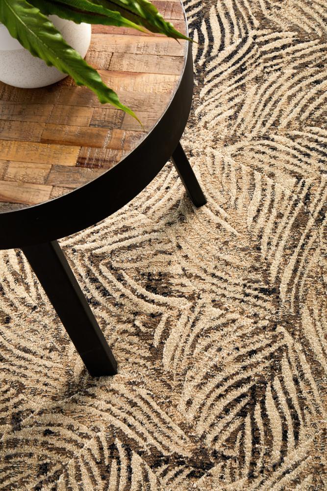 Dreamscape Artistic Nature Modern Charcoal Rug