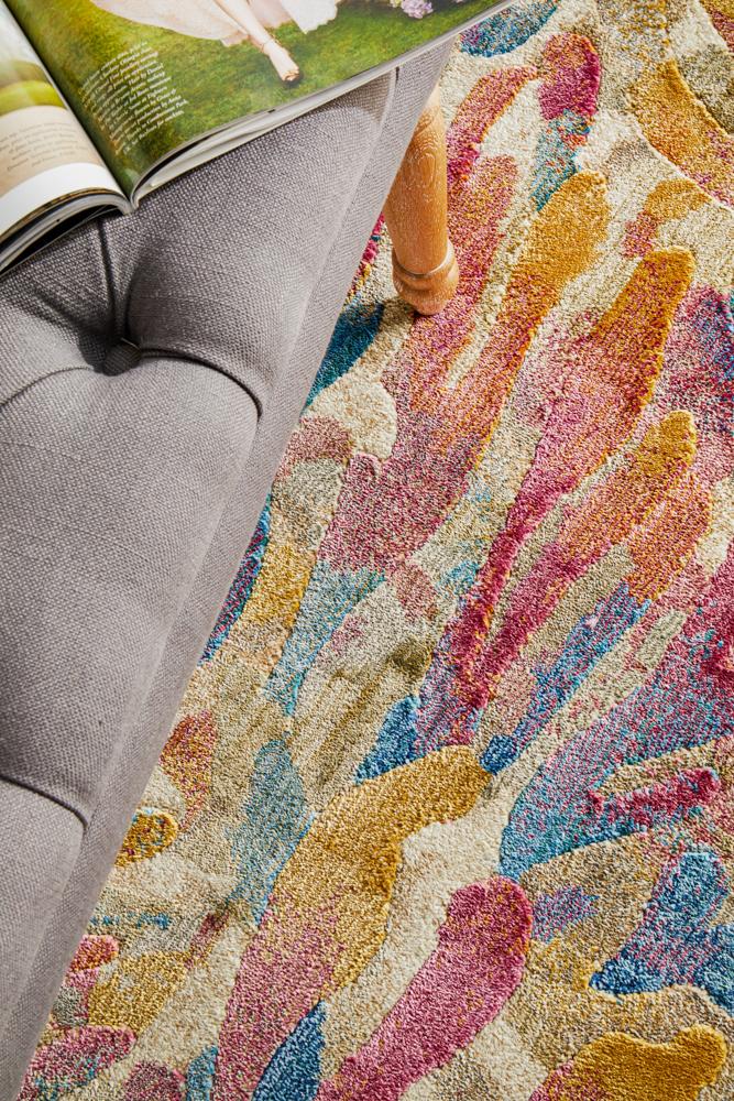 Dreamscape Memories Modern Tropical Runner Rug