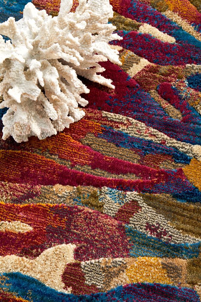 Dreamscape Memories Modern Tropical Rug