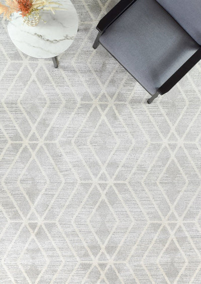 Scandanavian Tiles Grey Rug 50809-786