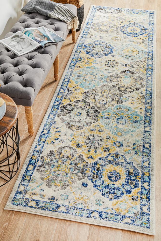 Evoke Poppy Multi Transitional Runner Rug