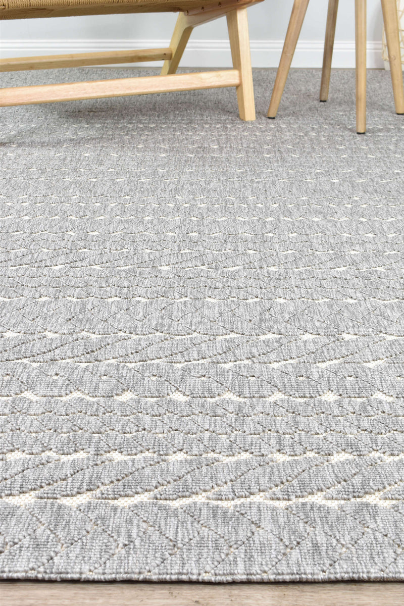 Nevada Grey White Rug 20469-302