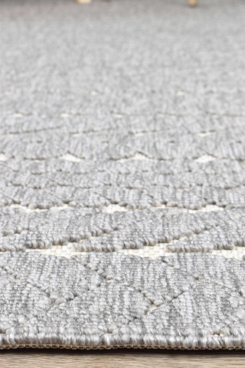 Nevada Grey White Rug 20469-302