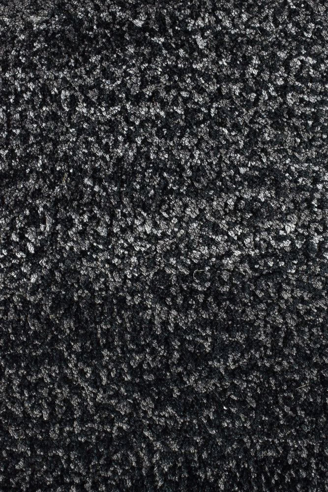 Omber Black Grey Shaggy Rug