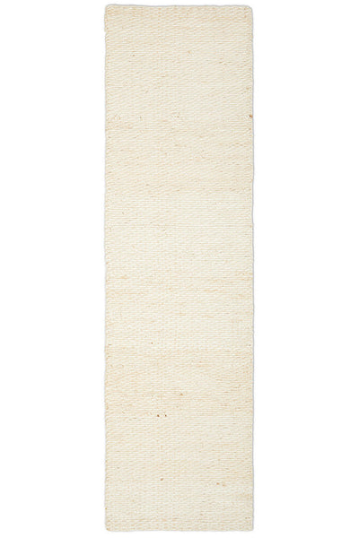 Hive White Runner Rug