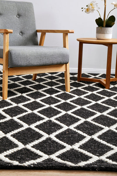 Huxley Black Rug