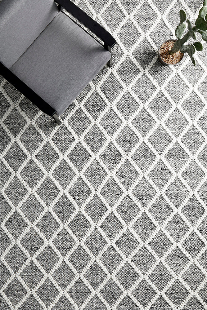 Huxley Grey, Wool Rugs, Made in India, Rugs Online Sydney Australia, www.rugsonlinerugs.com.au