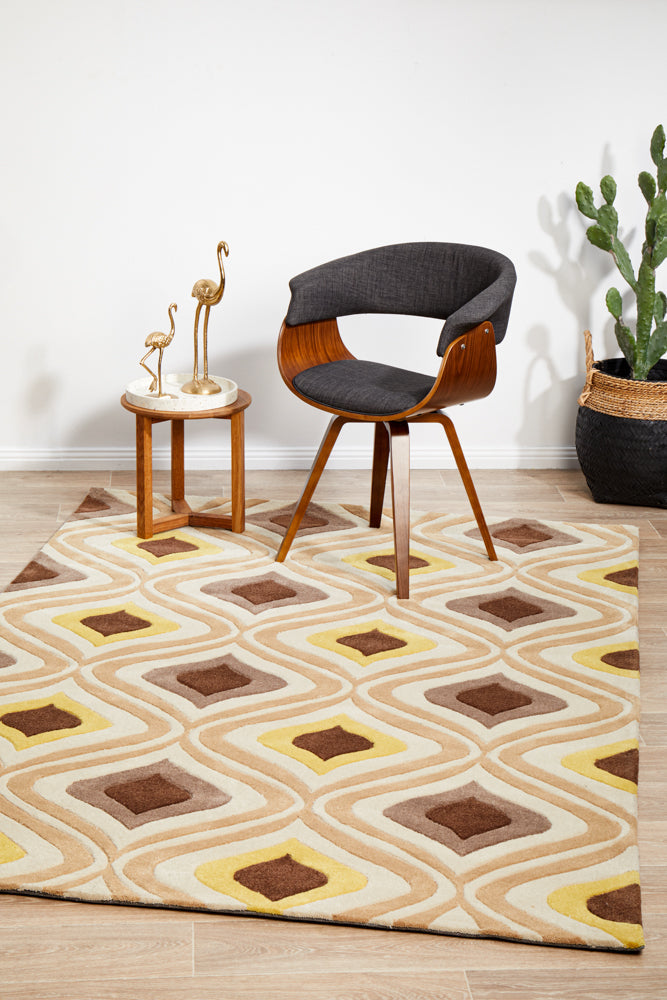 Gold Collection 629 Brown & Gold Rug