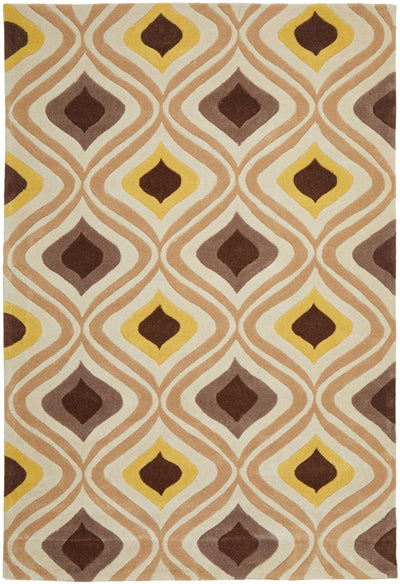 Gold Collection 629 Brown & Gold Rug