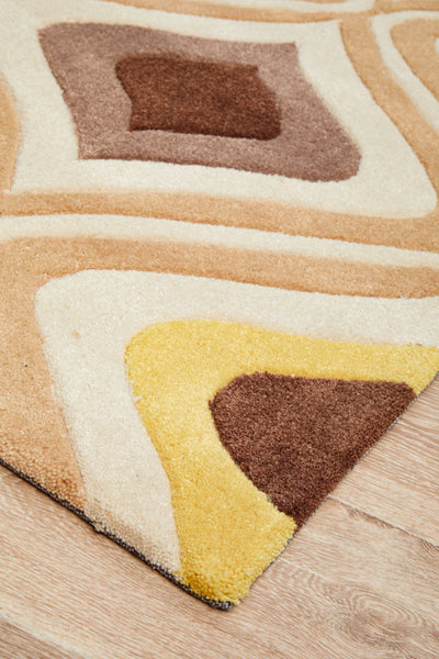 Gold Collection 629 Brown & Gold Rug