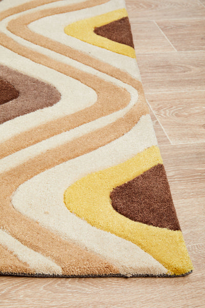 Gold Collection 629 Brown & Gold Rug