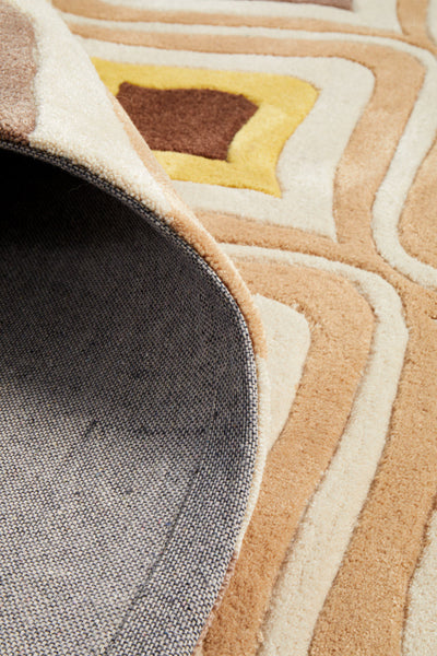 Gold Collection 629 Brown & Gold Rug