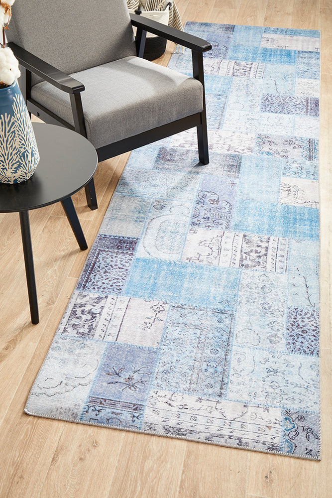 Illusions 121 Denim Runner Rug