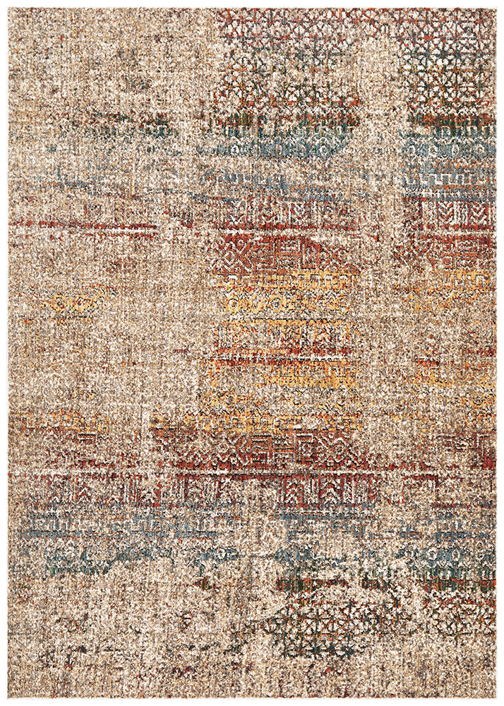 Jezebel Fluid Rainbows Modern Multi Rug