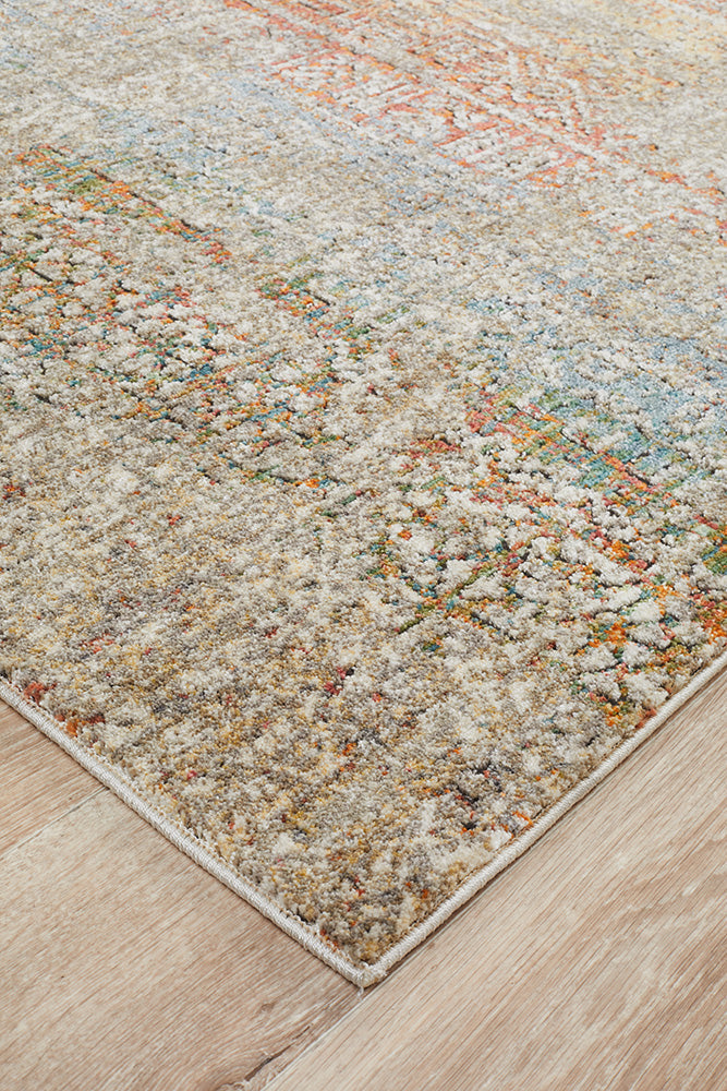 Jezebel Fluid Rainbows Modern Multi Rug