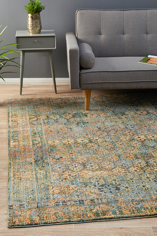 Jezebel Fluid Daylight Modern Blue Rug