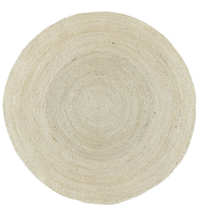 Anglo Jute Beige Round Rug