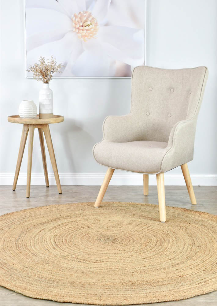 Anglo Jute Natural Round Rug, Rugs Online Rugs Sydney Australia, www.rugsonlinerugs.com.au