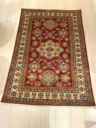 Kazak Super Fine Afghan Veggie Dye Rug (STK600-573) 177x119cm, rugs online rugs Sydney Australia, www.rugsonlinerugs.com.au
