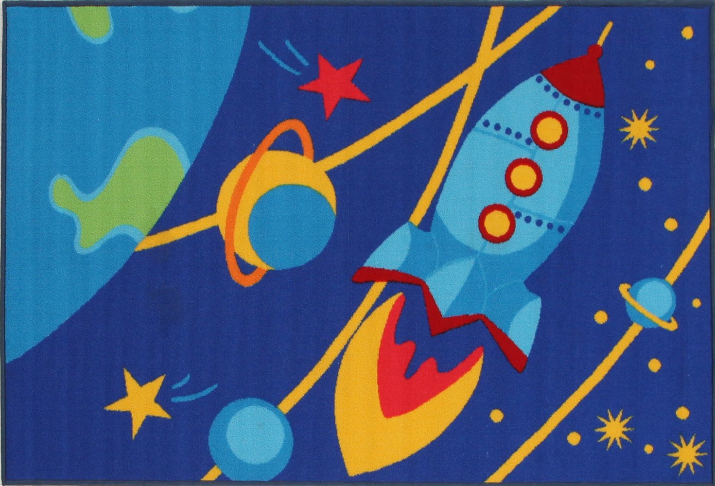 Kids Non Slip Outer Space Rug – Rugs Online Rugs