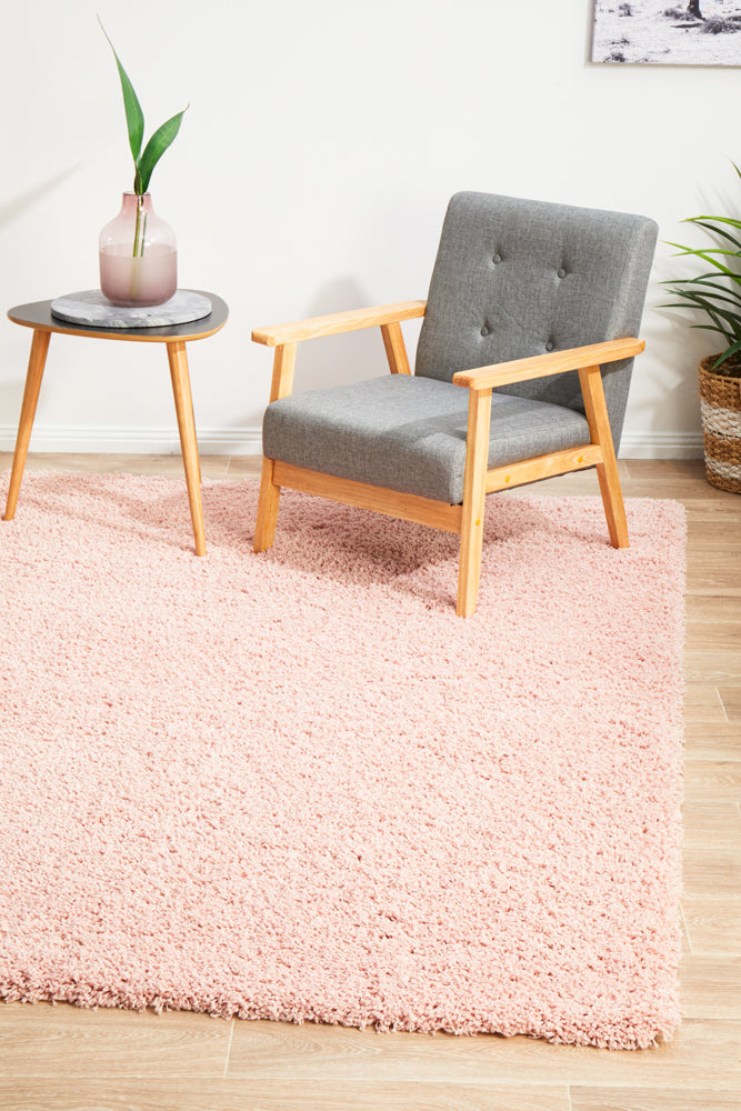 Laguna Pink Plush Rug