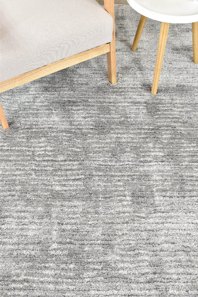 Scandanavian Waves Grey Rug 50745 399