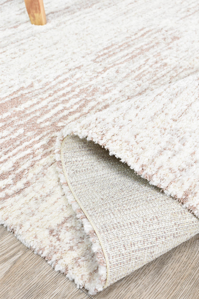 Scandanavian Cloudy Soft Pink Rug 50748 624