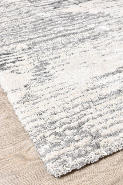 Scandanavian Cloudy Light Grey Rug 50748 789