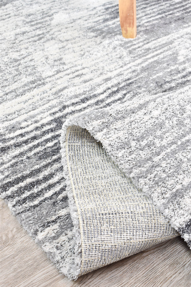 Scandanavian Cloudy Light Grey Rug 50748 789