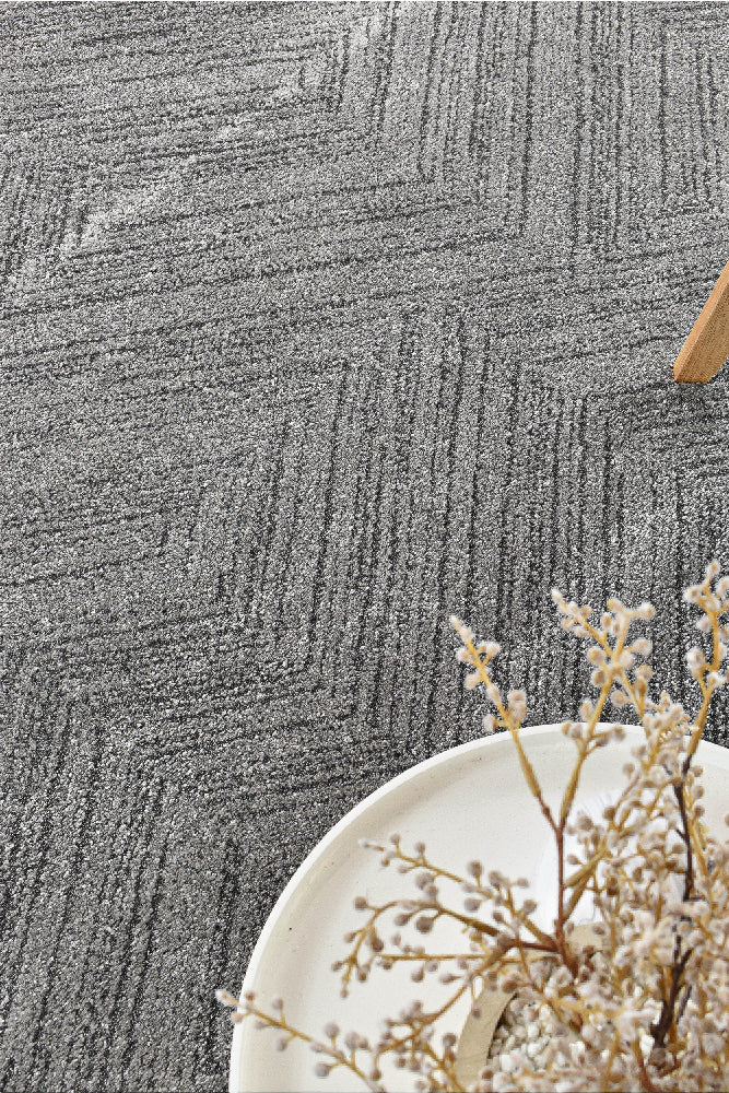 Scandanavian Trix Grey Rug 50811 399