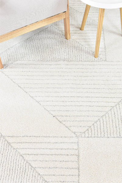 Scandanavian Triangles Natural Rug, 5Rugs Online Rugs Sydney Australia, www.rugsonlinerugs.com.au0813-657