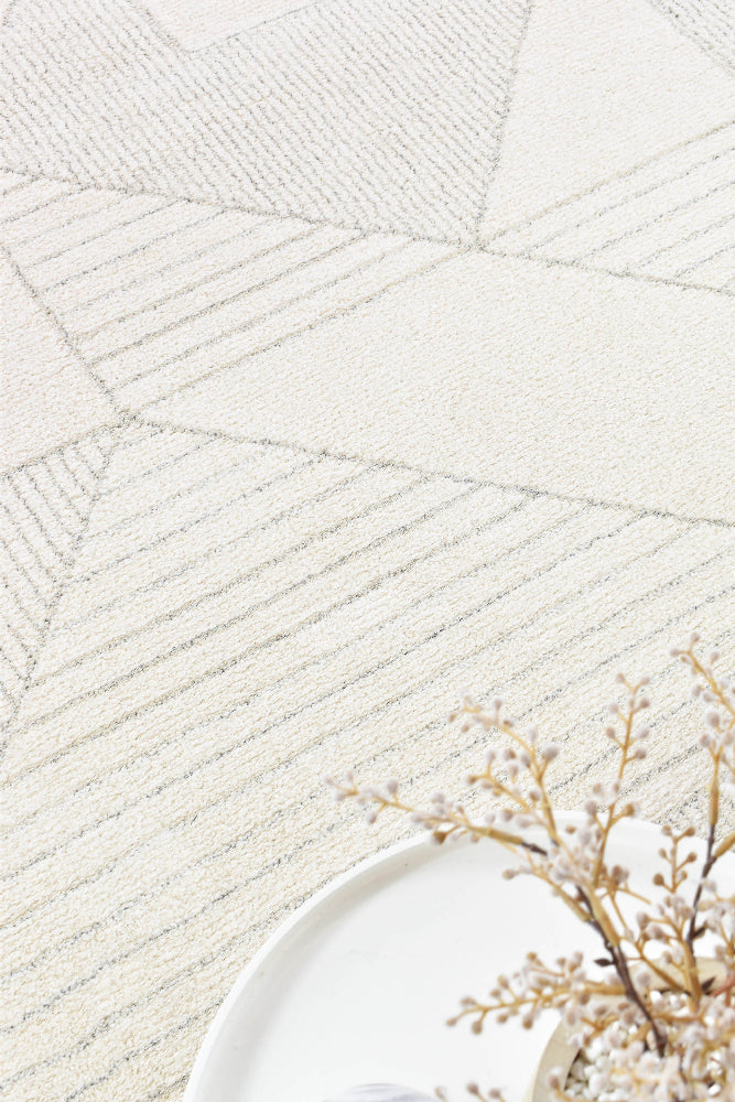 Scandanavian Triangles Natural Rug 50813-657