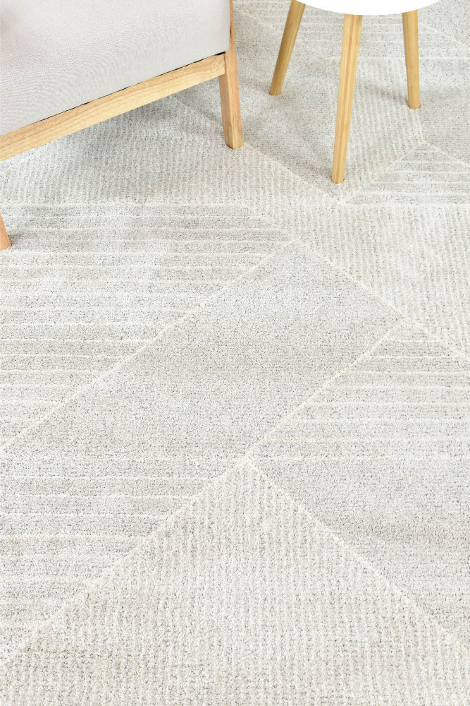 Scandanavian Triangles Grey Rug 50813-876