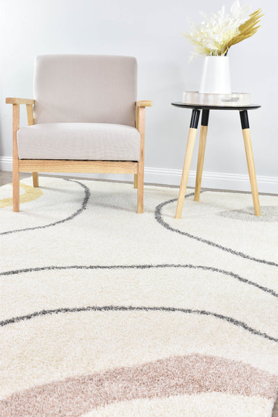 Tango Ripple Cream Rug 74312 060