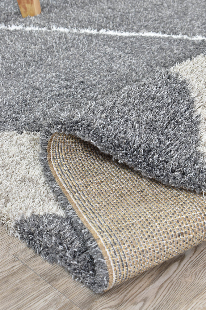 Tango Ripple Grey Rug 74312 690