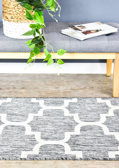 Long Island Alaska Moroccan Light Grey Runner Rug 968-GU6E