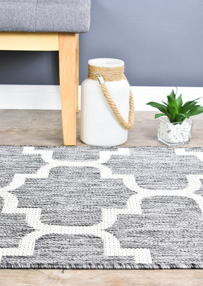 Long Island Alaska Moroccan Light Grey Runner Rug 968-GU6E