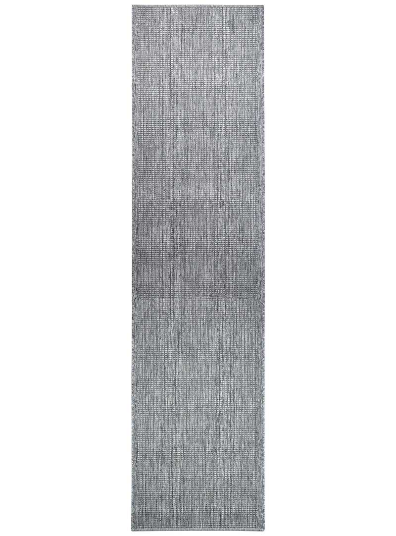 Long Island Alaska Plain Dark Grey Runner Rug 1303-DM9E