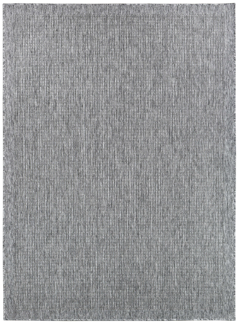 Long Island Alaska Plain Dark Grey Rug 1303-DM9E