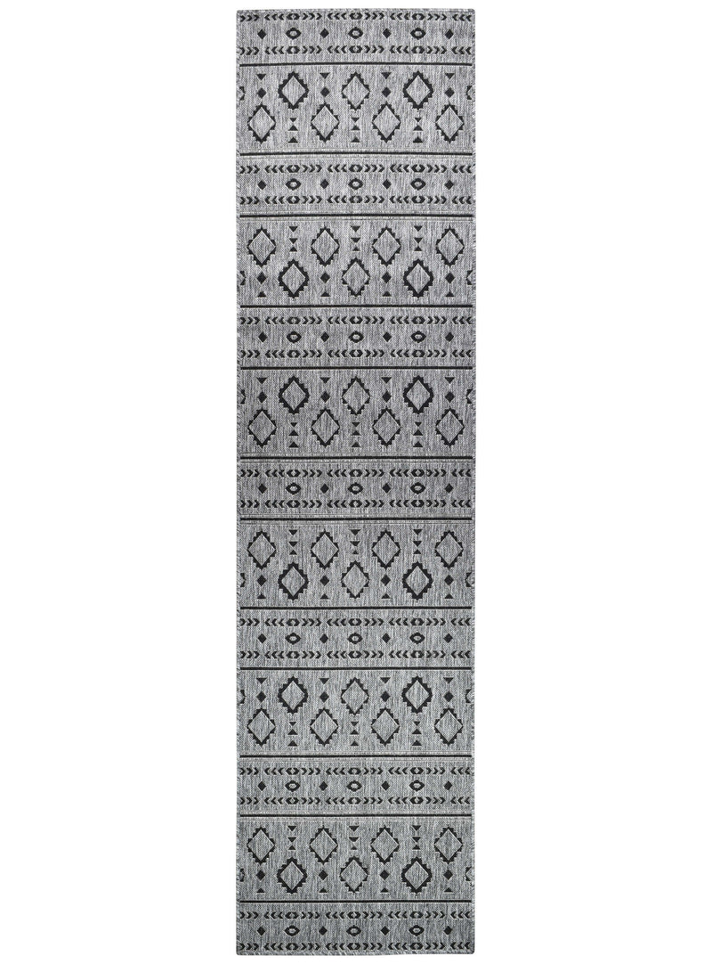 Long Island Alaska Zulu Dark Grey Runner Rug 3333-DM9E