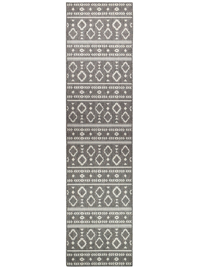 Long Island Alaska Zulu Brown Runner Rug 3333-W71E