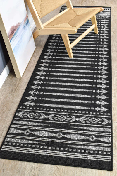 Long Island Alaska Aztec Dark Grey Rug 5609-DM9K