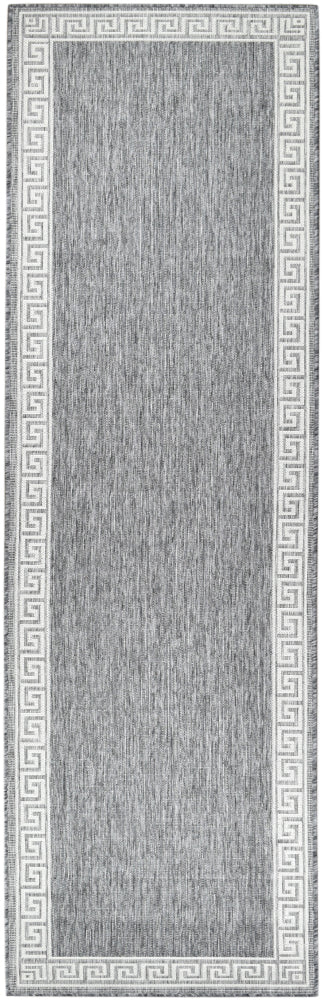 Long Island Alaska Greek Key Light Grey Rug 7781-GU6E