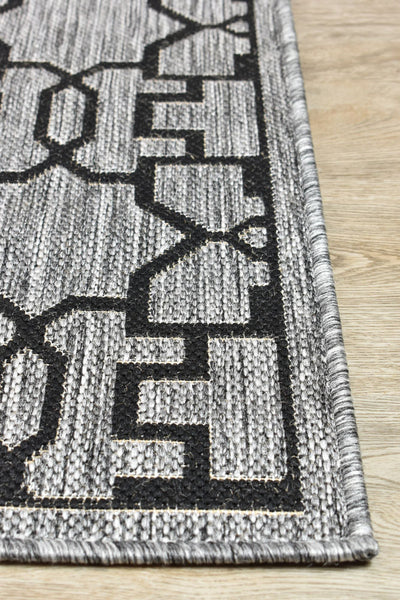 Long Island Alaska Adana Grey Black Rug 208-DM9E