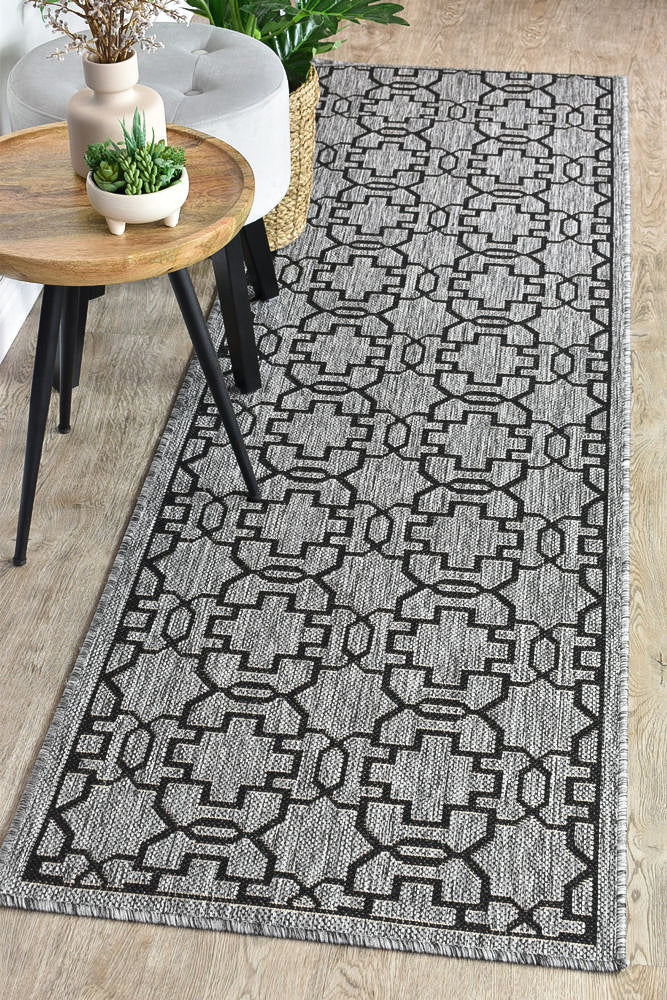 Long Island Alaska Adana Grey Black Rug 208-DM9E