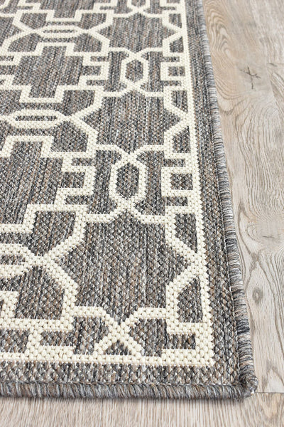 Long Island Alaska Adana Brown Cream Rug 208-W71E