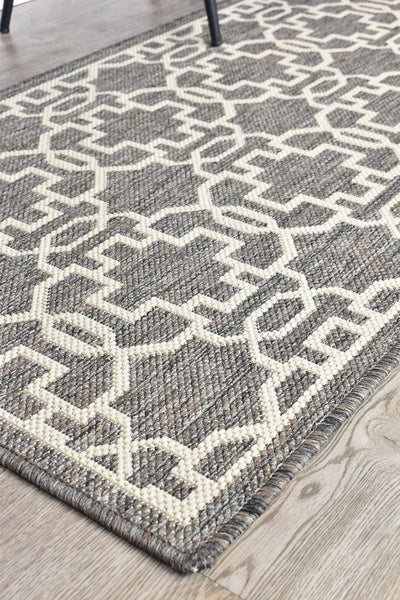 Long Island Alaska Adana Brown Cream Rug 208-W71E