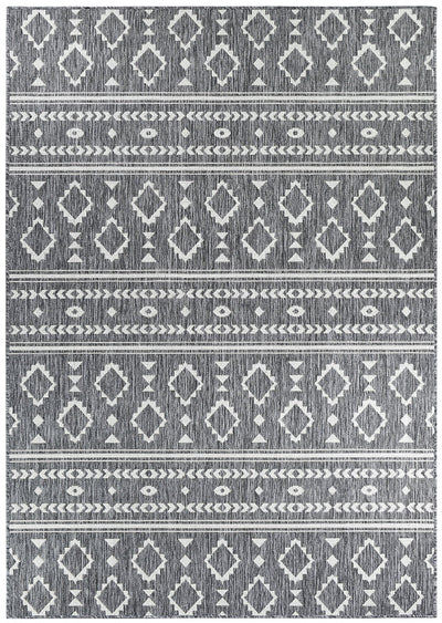 Long Island Alaska Zulu Grey Cream Rug 3333-GU6E