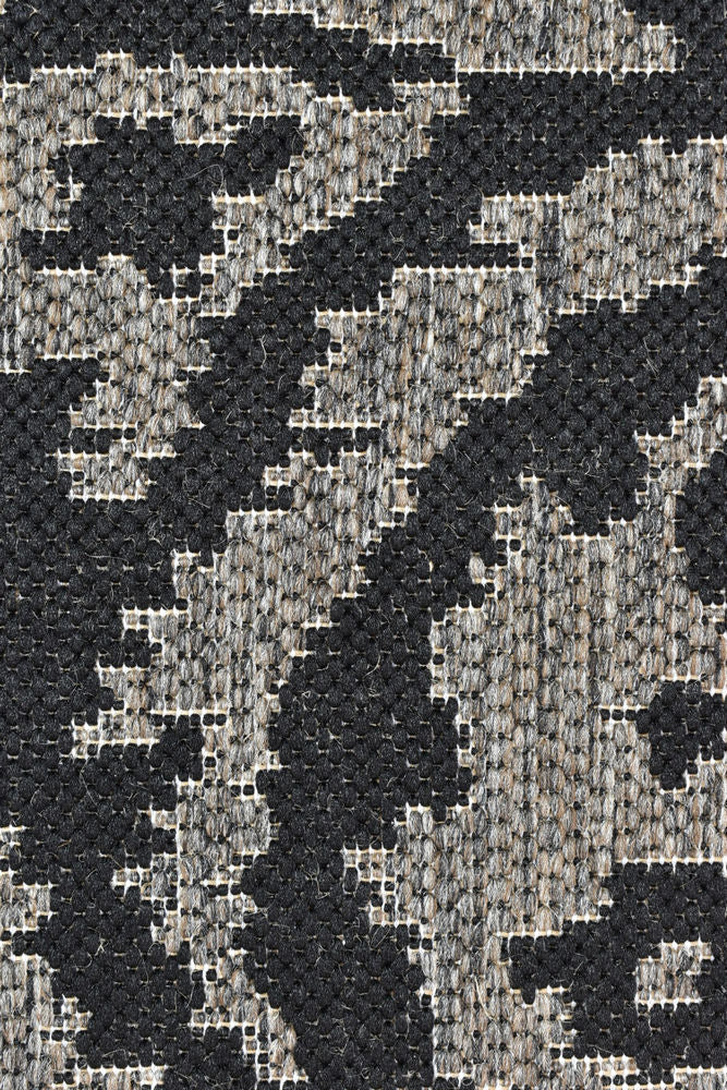 Long Island Alaska Mono Brown Black Rug 5605-J48H